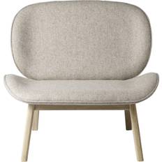 FDB Møbler Loungestolar FDB Møbler Suru L32 Oak Nature Lacquered-Dark Beige Loungestol