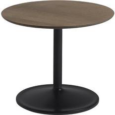 Muuto Salontafels Muuto Soft Bijzettafel Ø48 cm Smoked Oak-Black