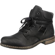 Rieker Flame II Womens Ankle Boots - Black