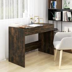 vidaXL Smoked Writing Desk