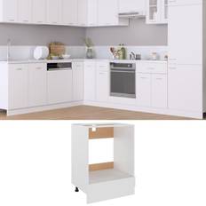 Bianco Armadi vidaXL Per Forno Bianco 60x46x81.5 cm Legno Multistrato Armadio