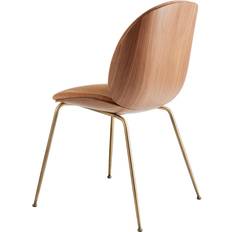 GUBI Beetle Stuhl 3D Veneer Noix Belsuede Special FR Dedar 132 Chaise de Cuisine