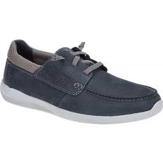 Grau - Herren Loafers Clarks Gorwin Moc herren Mokassins Marineblau