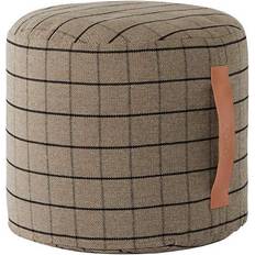 OYOY Grid Clay Pouf 38cm