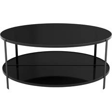 AYTM Fumi Ø 90 x 37 cm schwarz Couchtisch