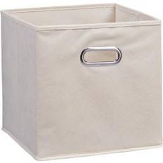 Pink Opbevaringsbokse Zeller Opbevaringskurv Organiser Beige 28 x 28 x 28 cm Opbevaringsboks