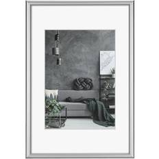 Hama Detroit Enkelt Billedramme Aluminium Sølv Mat Væg 18 x 24 cm Ramme