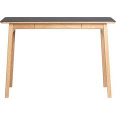 Magnus Olesen Freya Solid Oak Lacquered/Black Linoleum 4023 Writing Desk