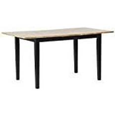 Brown Dining Tables Beliani Extendable Spisebord