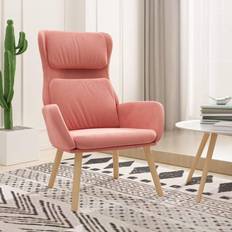 vidaXL De Relax De Terciopelo Rosa Sillón