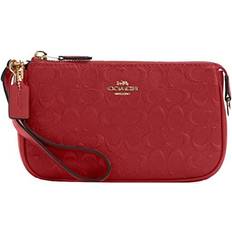 Wrist Strap Handbags Coach Nolita 19 In Signature - Red