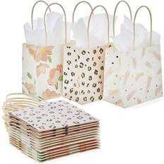 Sparkle and Bash Mini Gift Bags with Handles 5 x 5 x 3 in 12 Pack