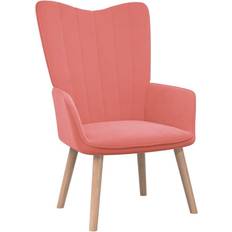 vidaXL Vilstol rosa Fåtölj
