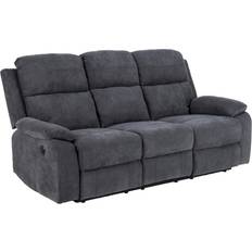 Actona Mora Dark Grey Sofa 196cm 3-Sitzer