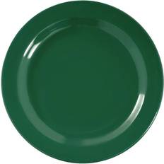 Smarty 10.25 Green Holiday Round Disposable Plastic Dinner Plates 120ct