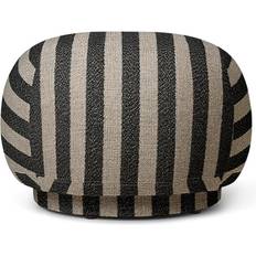 ferm LIVING Rico Sand/Black Sittpuff 41cm