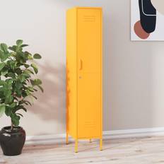 Jaune Armoires vidaXL À Casiers Jaune Moutarde 35 x 46 x 180 cm Armoire