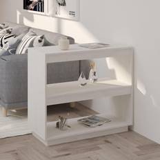 vidaXL 80x35x71 massivt fyrretræ Bogreol