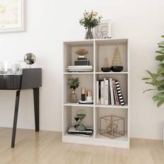 vidaXL 70x33x110 massivt fyrretræ Bogreol