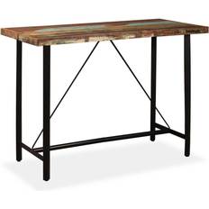 Bois Tables de bar vidaXL Bois Massif De Récupération 150 x 70 x 107 cm Table de bar