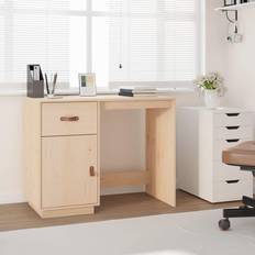 vidaXL 95x50x75 massiv furu Skrivbord