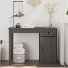 vidaXL 814631 Grey Writing Desk 50x100cm