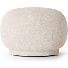 ferm LIVING Rico Bouclé Off-White Siddepuf