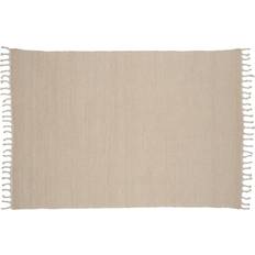 Venture Design Loke Gulvtæppe, Uld /bomuld Beige, Hvid cm