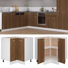 vidaXL Kitchen Brown Storage Cabinet