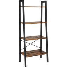 4 Tiers Ladder Rustic Brown