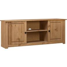 vidaXL 120x40x50 massiv furu TV-bänk