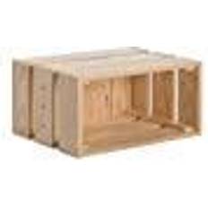 Caja Pino Macizo Home Box 38.4x25.6x28 cm Estantería de libros