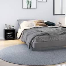 vidaXL Comodini Neri 2 pz 40x34x40 cm In Legno Massello di Pino Comodino