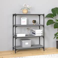 Steel Book Shelves vidaXL Cabinet Book Shelf