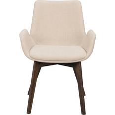 Rowico Home Drimsdale beige stof/ben Køkkenstol 2stk