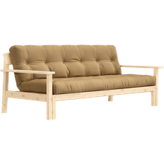 Unwind Couch Natural Wood Wheat Beige Sofa