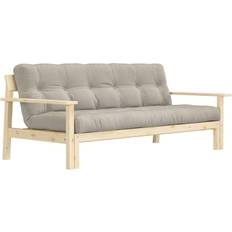 Karup Design Unwind Couch Natural Wood Linen Sofa