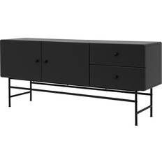 Tenzo 2 Drawer Shadow Black 157.9 Cm Wide Sideboard