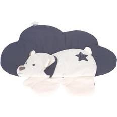 Sterntaler Baby Unisex Krabbeldecke Wolkenform Eisbär Elia Schlafteppich, Spielmatte