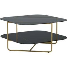 Venture Home Runde Sofaborde Venture Home Un-line 85x85cm messing Sofabord
