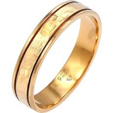 Yksikivisormus Sormukset Ring Paarring Bandring Trauring Freundschaft 925 Silber Elli Premium Gold 1010900205