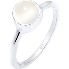 Elli Ring Ladies Solitaire with Moonstone - Sterling Silver
