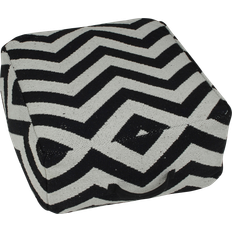 Puuvilla Jakkarat SwedishHome Rahi Zigzag 50 x 50 cm Monivärinen