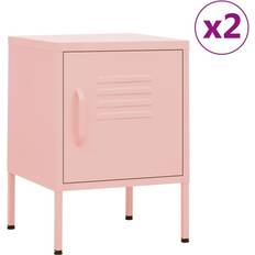 vidaXL Nightstands 2 Bedside Table 35x35cm