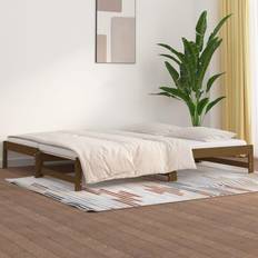 vidaXL Pull-out Day Bed Honey Sofa