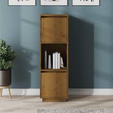 vidaXL Highboard Honigbraun 38 x 35 x 117 cm Lagerschrank