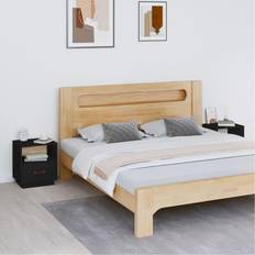 Kiefer Nachttische vidaXL Cabinets 2 Bedside Table