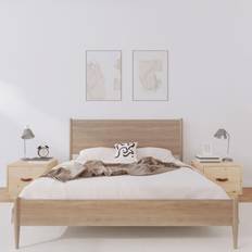 vidaXL Sengeborde 2 Stk 40 x 34 x 35 cm Sengebord