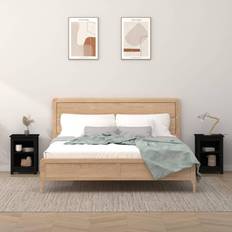 vidaXL 2 st Sängbord