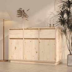 vidaXL Skänk 110x34x75 massiv furu Sideboard 110x75cm